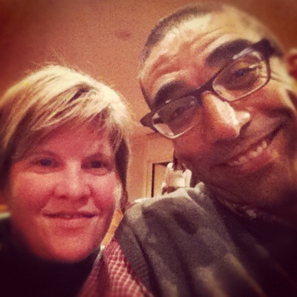 My hostess for the evening