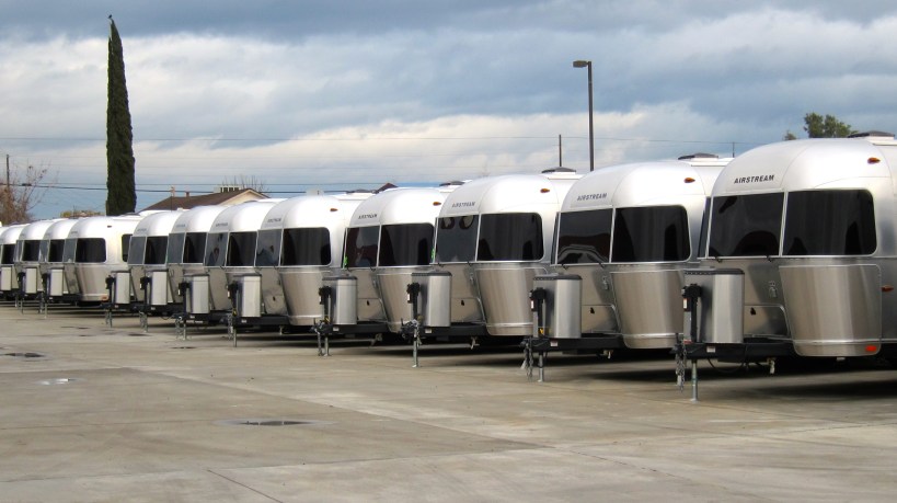 Lots of Airstreams