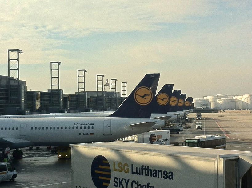 Awaiting my connecting flight in Fankfurt