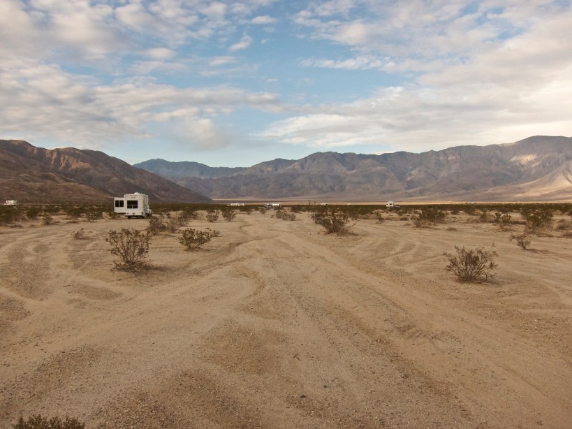Our mobile homes, just down the path