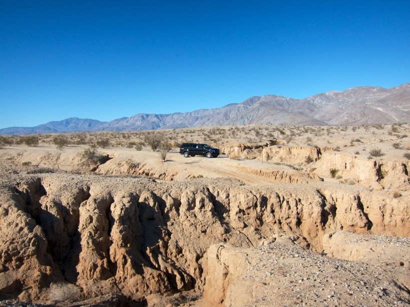 End of the drive, we hike from here.