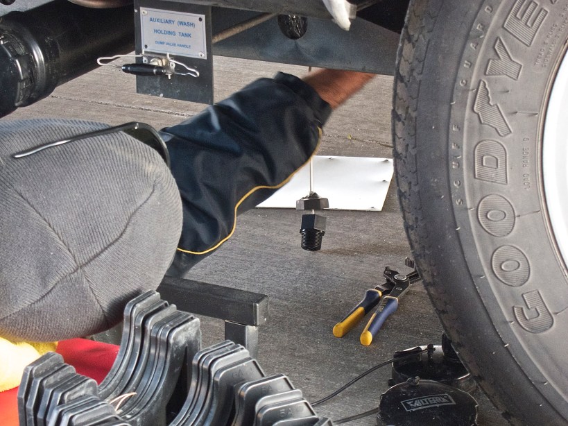 Gray & Fresh water tank sensors replaced