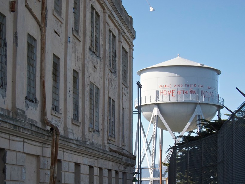 Grafitti of the 18 month American Indian occupancy (1969-70)