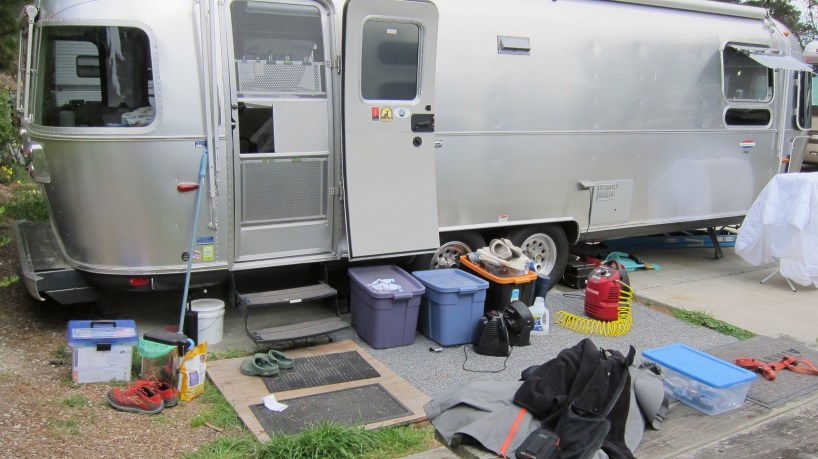 Doing our best to look like trailer trash