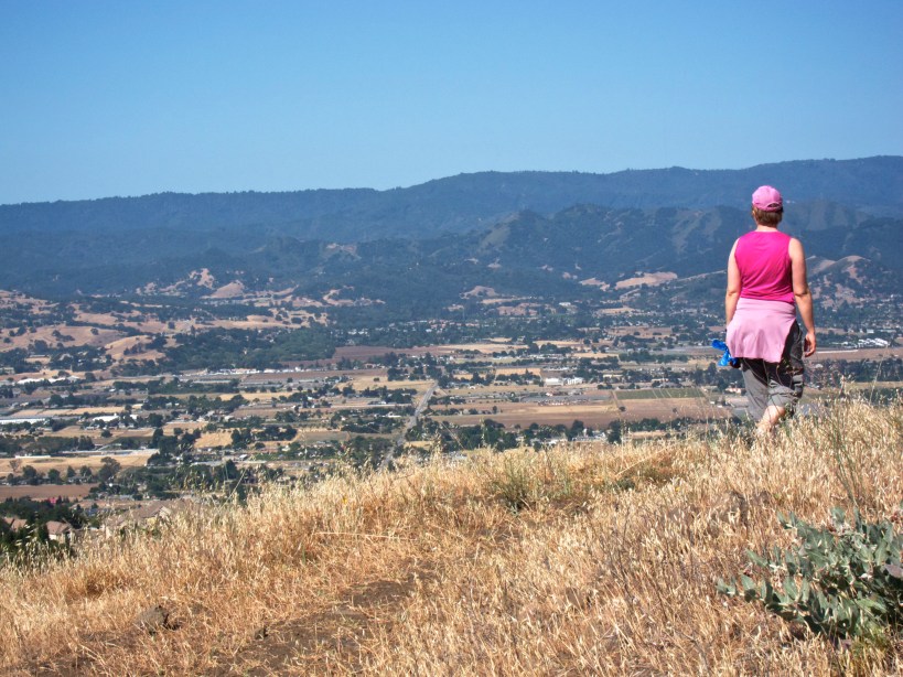 Looking west over the town of San Martin