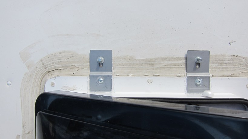 Vent footings installed