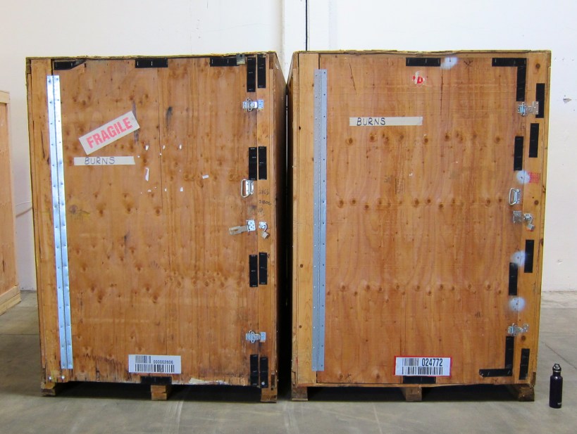 two PODs with all our furniture