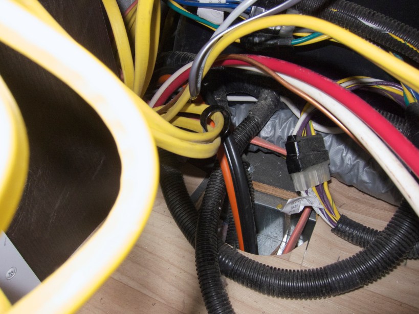 6/2 wire emerges from the chase