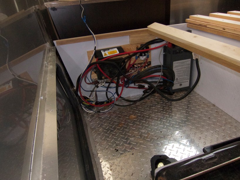 Electronics as installed by Airstream