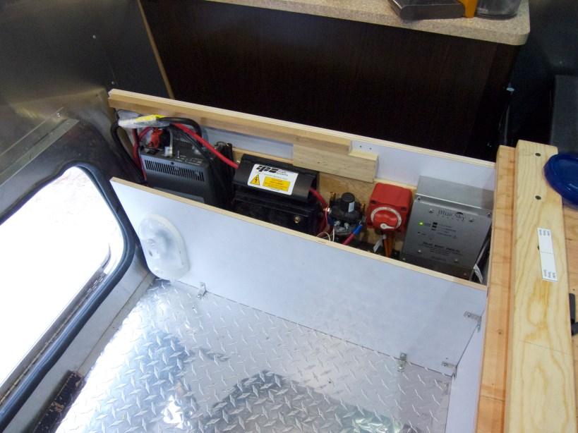 Protective partitian reinstalled