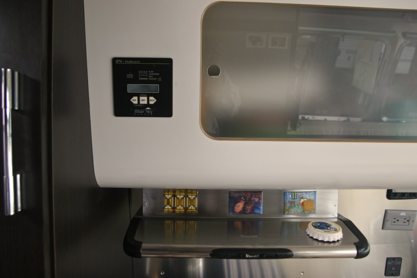 The mounted remote panel  