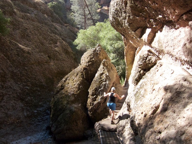Approaching the cave