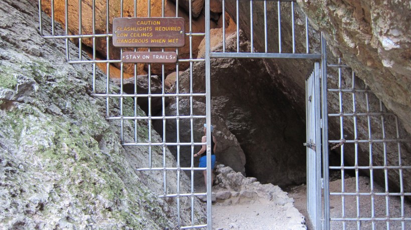 Entering the Balconies Cave