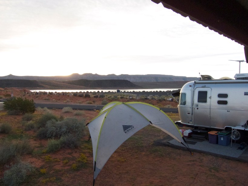 Our Site overlooking the lake