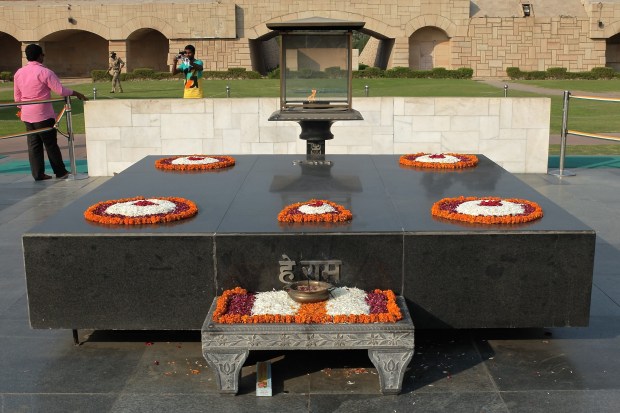 Raj Ghat - site of Gahndi's cremation