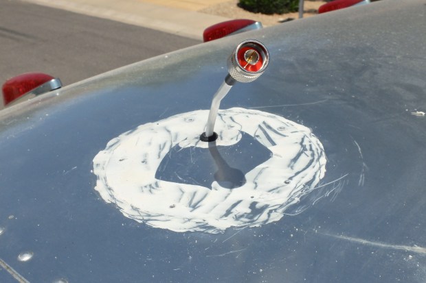 The new cable fished cable and ready for fitting.